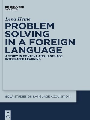 cover image of Problem Solving in a Foreign Language